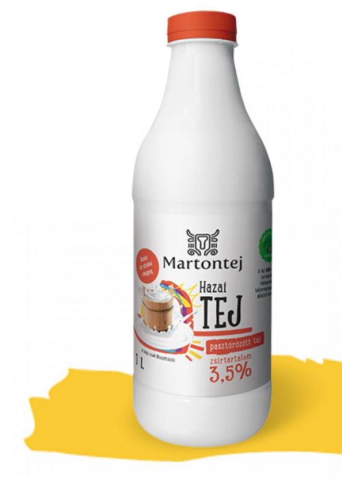 Martontej 3,5%-os homogénezett tej - 1 l